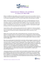 Position Statement: Midwifery units and COVID-19